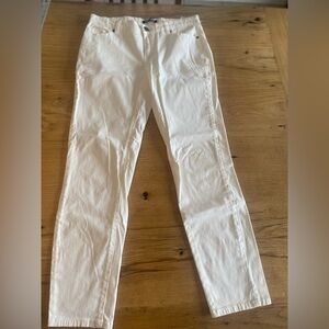 Buffalo David Bitton White Midrise Skinny Ankle Jeans Women’s‎ 6 Preloved